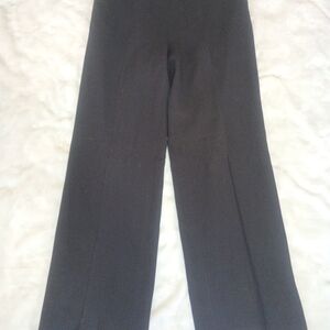 Ann Taylor Elegant Black Wide Leg Trousers
